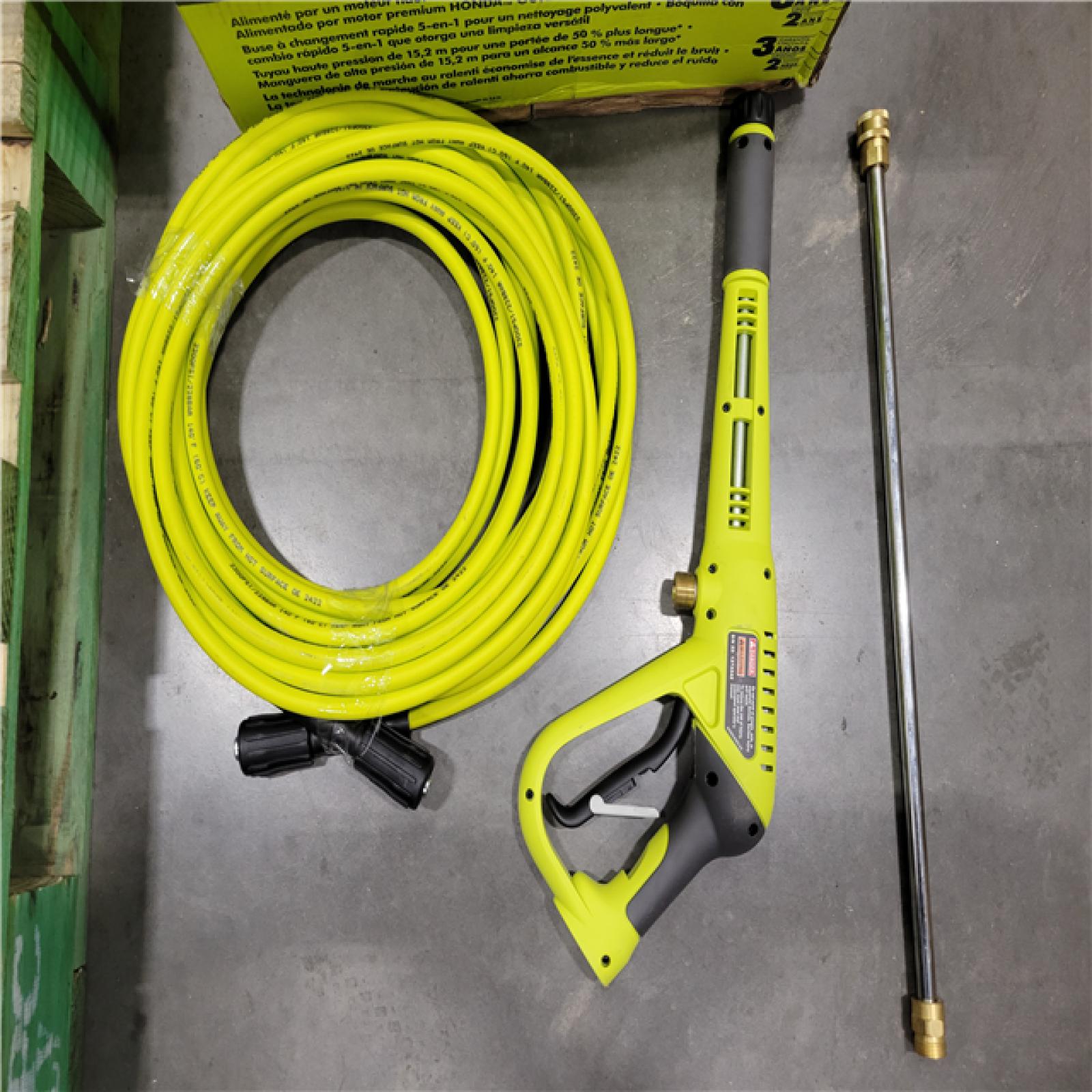 DALLAS LOCATION - AS-IS - RYOBI 3300 PSI 2.5 GPM Cold Water Gas Pressure Washer with Honda Engine