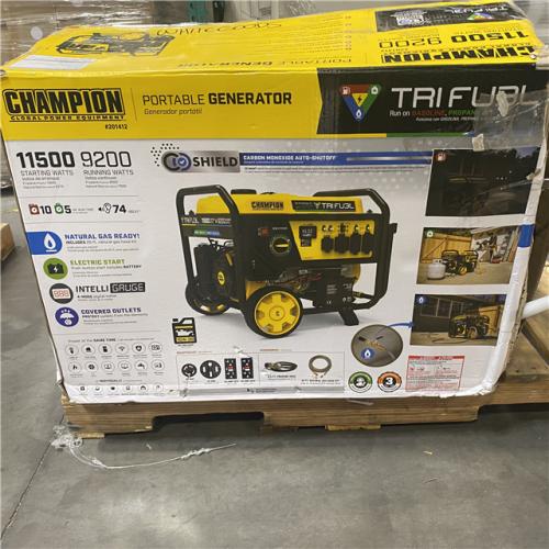 Dallas Location - As-Is Champion Power Equipment 11 500/9200-Watt Portable Generator