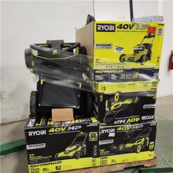Dallas Location - As-Is Ryobi Lawn Mower Pallet