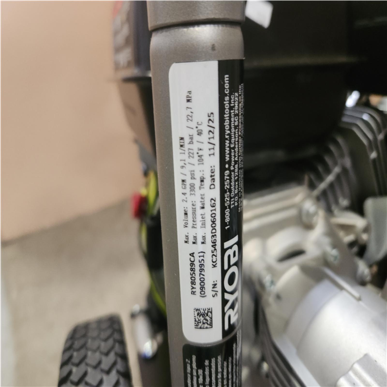 Phoenix NEW RYOBI 3300 PSI 2.4 GPM Cold Water Gas Pressure Washer with 212cc Engine