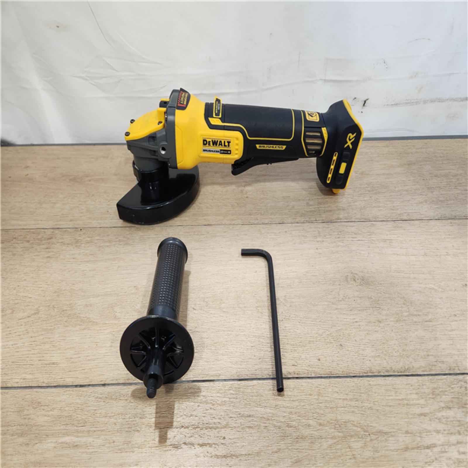 AS-IS- DEWALT 20V XR Cordless 4-1/2. in. to 5 in. Variable Speed Angle Grinder (Tool Only)