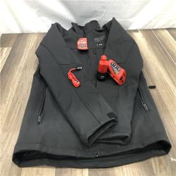 AS-IS Milwaukee Men's Small 12V Lithium-Ion Cordless TOUGHSHELL Black Heated Jacket with