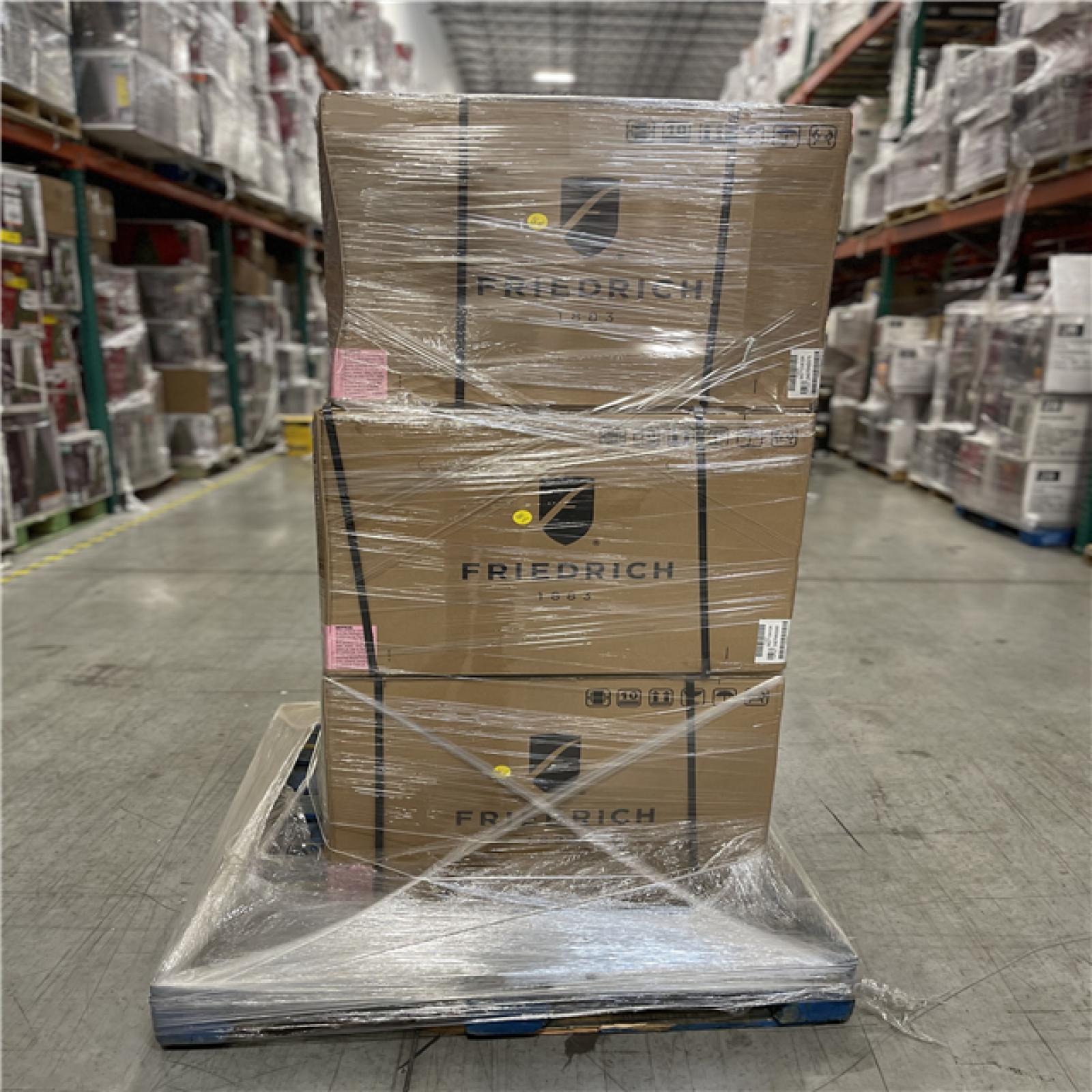 DALLAS LOCATION - Friedrich 10 000 BTU Smart Thru-The-Wall Air Conditioner PALLET -(3 UNITS)