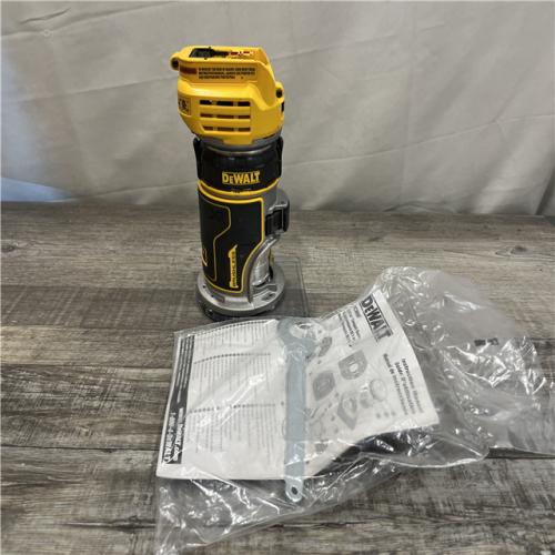 AS-IS DEWALT 20V MAX XR Cordless Brushless Fixed Base Compact Router (Tool Only)