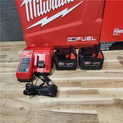 HOUSTON LOCATION - AS-IS Milwaukee  FUEL 18V Lithium-Ion Brushless Cordless Hammer Drill and Impact Driver Combo Kit