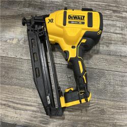 AS-IS DEWALT 20V MAX XR 16-Gauge Electric Cordless Angled Finishing Nailer Kit