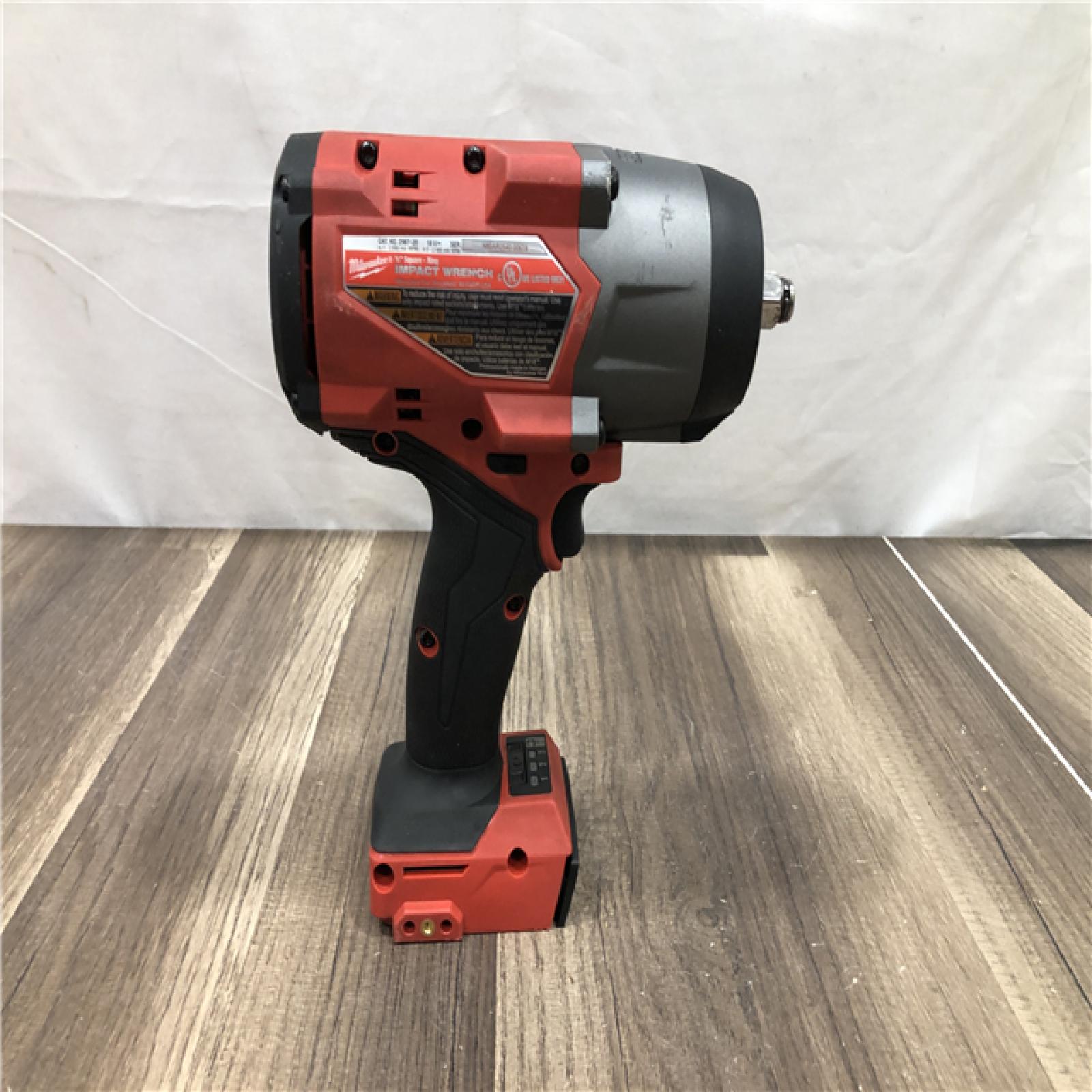 AS-IS Milwaukee FUEL 18V Lithium-Ion Brushless Cordless 1/2 in. Impact Wrench with Friction Ring (Tool-Only)
