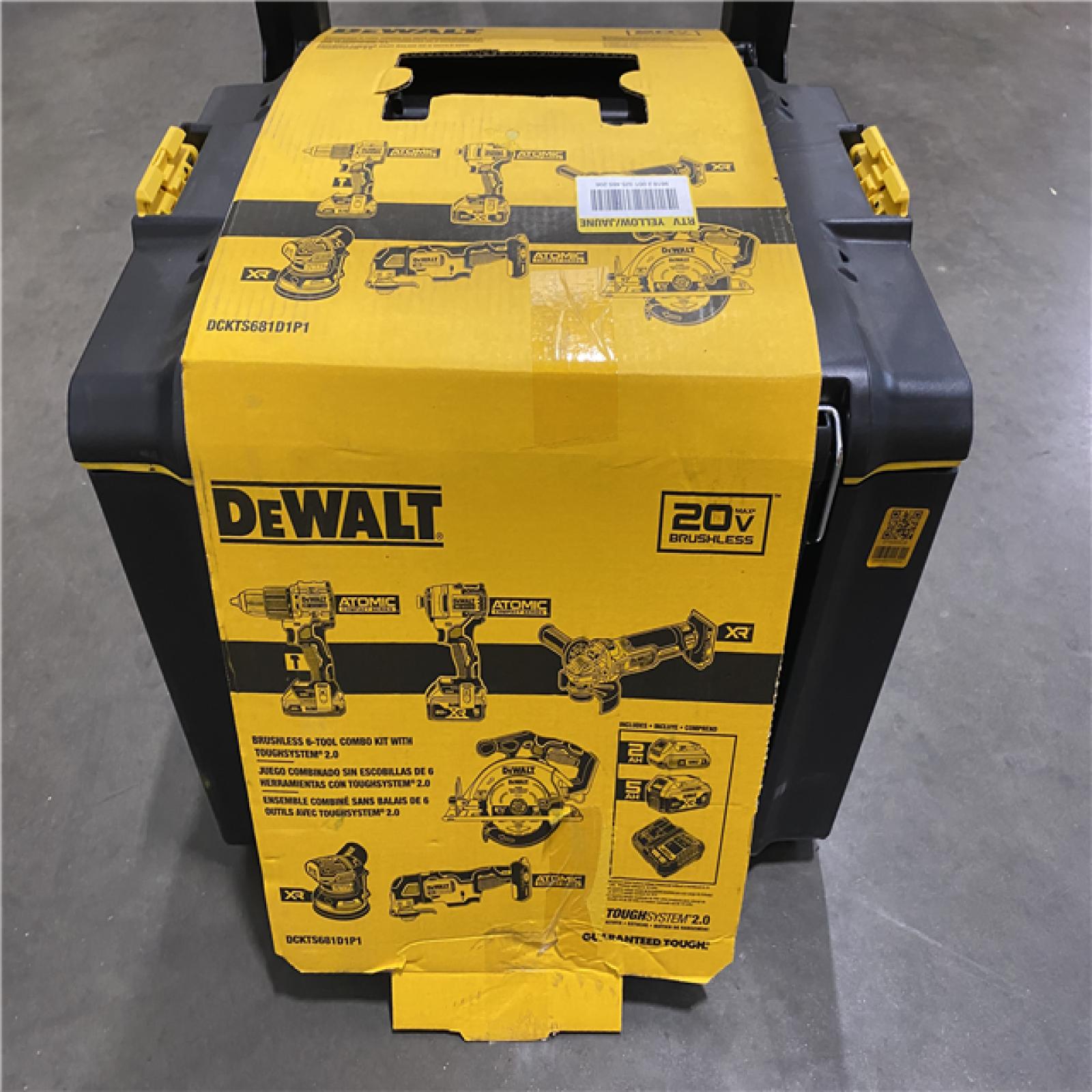NEW! - DEWALT 20-Volt MAX ToughSystem Lithium-Ion 6-Tool Cordless Combo Kit