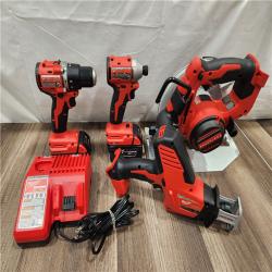 AS-IS- Milwaukee M18 4-Tool Combo Kit