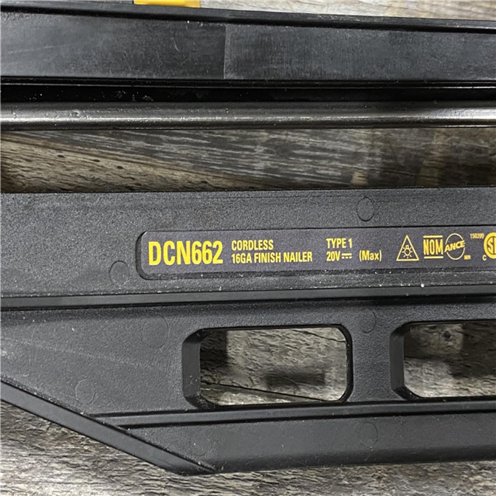 AS-IS DEWALT 20V MAX XR 16-Gauge Lithium-Ion Cordless Finish Nailer (Tool Only)