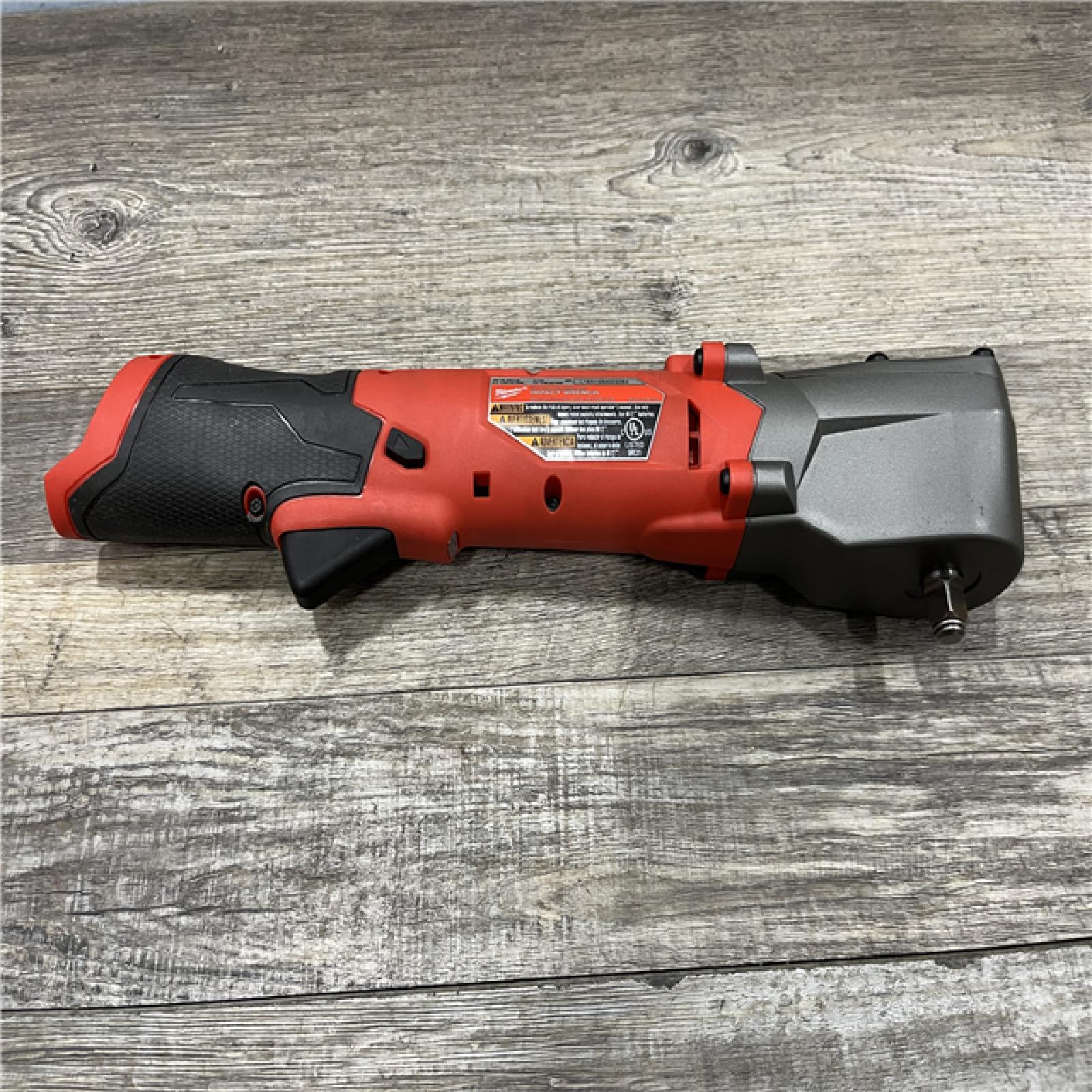 AS-IS Milwaukee FUEL 12V Lithium-Ion Brushless Cordless 3/8 in. Right Angle Impact Wrench (Tool-Only)