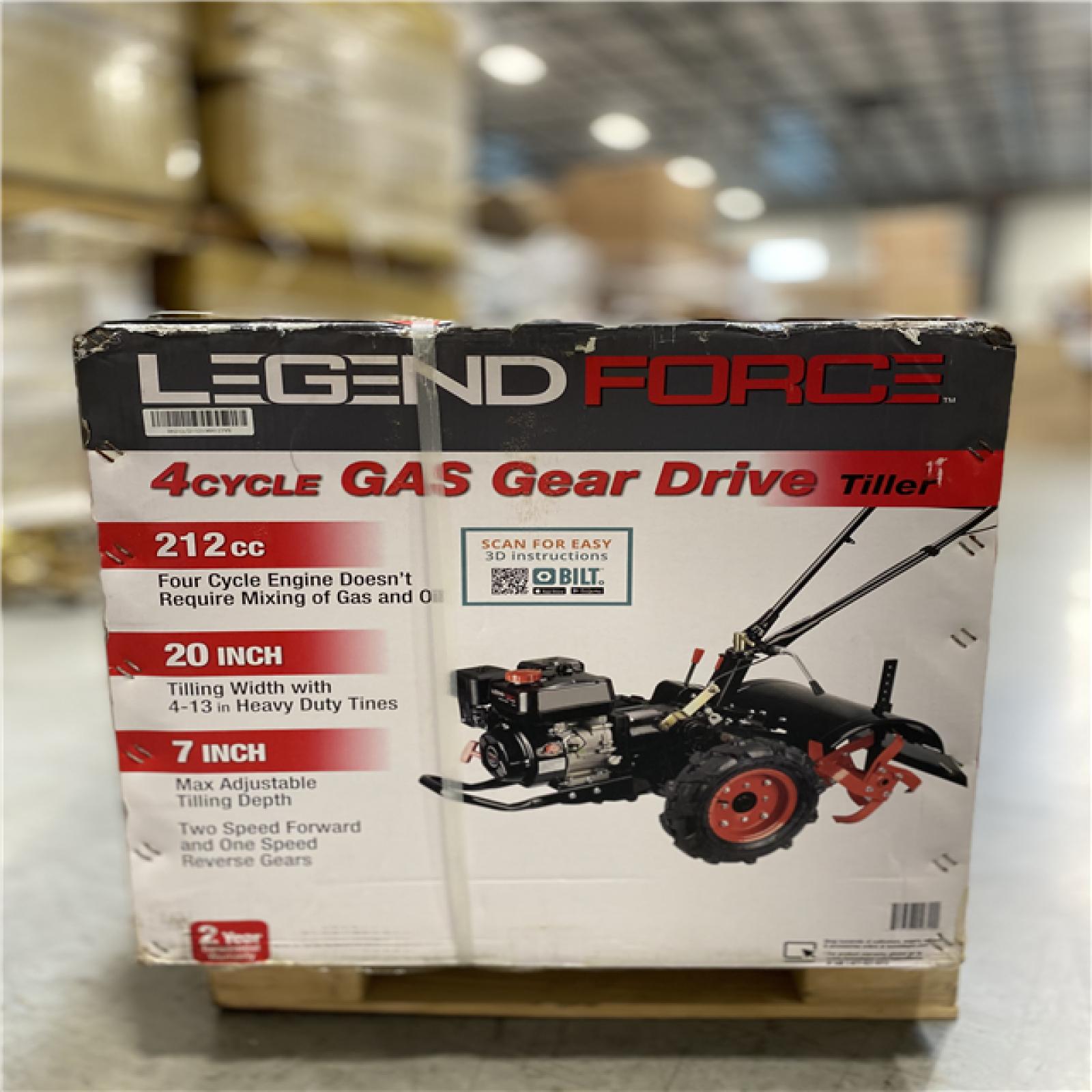 DALLAS LOCATION NEW! Legend Force 20 in. 212 cc Gas Rear Tine Tiller