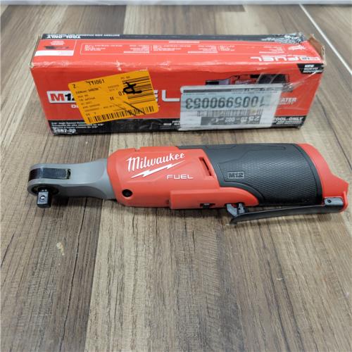 AS-IS Milwaukee 2567-20 M12 FUEL Brushless Lithium-Ion 3/8 in. Cordless High Speed Ratchet (Tool Only)