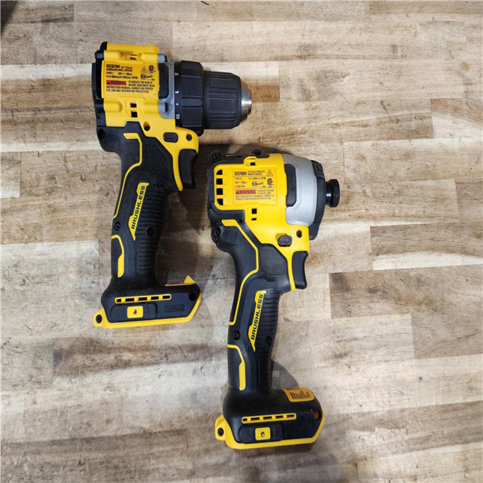 HOUSTON LOCATION - AS-IS DEWALT ATOMIC 20-Volt MAX Lithium-Ion Cordless Combo Kit