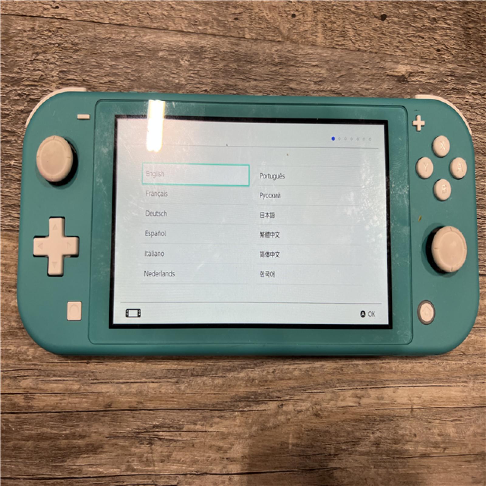 AS-IS Nintendo Switch Lite- Turquoise