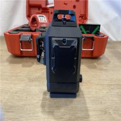 AS-IS Milwaukee 12-Volt Lithium-Ion Cordless Green 250 ft. 3-Plane Laser Level Kit
