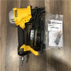 AS-IS DEWALT 1-3/4 in. 15 Degree Pneumatic Coil Roofing Nailer