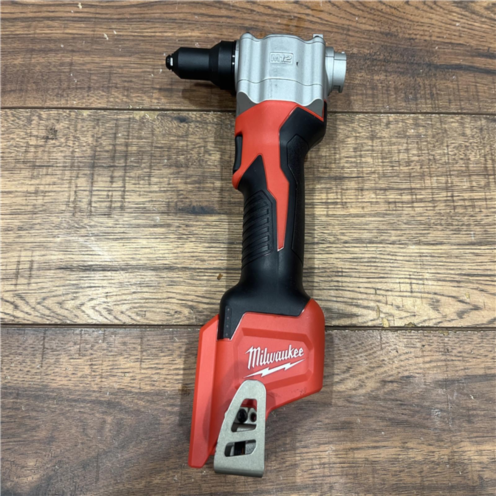 AS-IS Milwaukee M12 12-Volt Lithium-Ion Cordless Rivet Tool (Tool-Only)