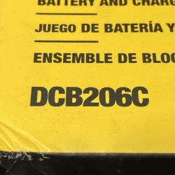 NEW - DEWALT 20V MAX Lithium-Ion 6.0 Ah Battery and Charger
