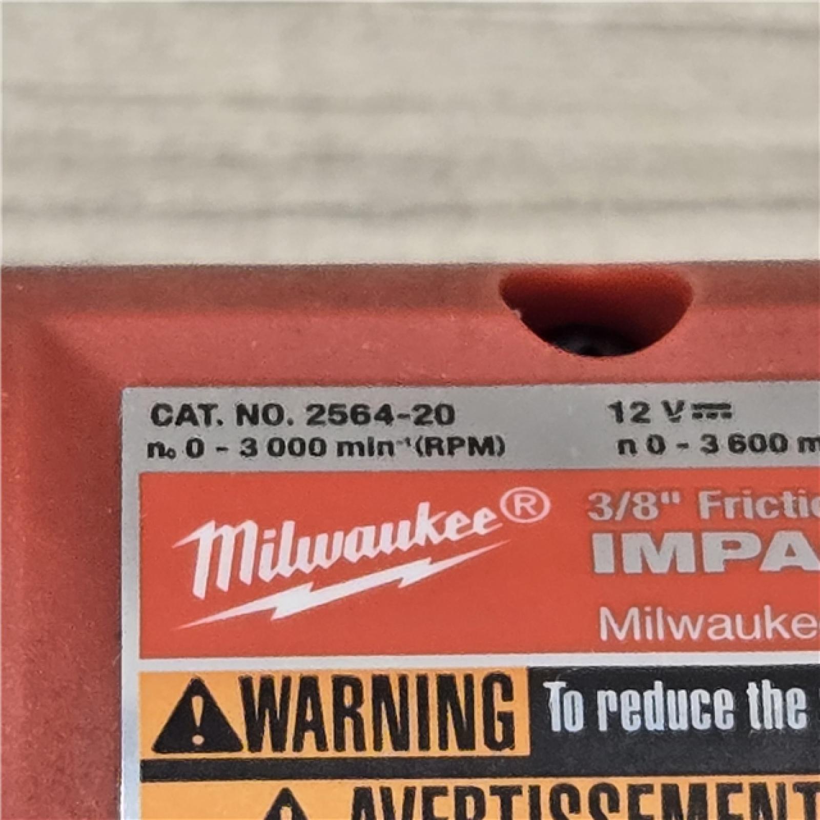 AS-IS Milwaukee 2564-20 M12 FUEL 12V Cordless 3/8 in. Right Angle Impact Wrench (Tool-Only)