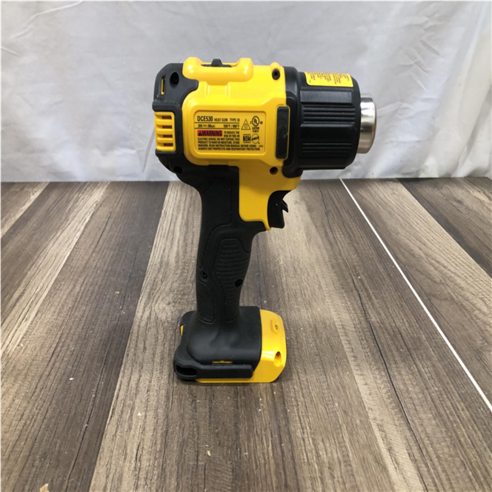AS-IS DEWALT 20V MAX Cordless Compact Heat Gun with Flat and Hook Nozzle Attachments