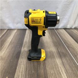 AS-IS DEWALT 20V MAX Cordless Compact Heat Gun with Flat and Hook Nozzle Attachments