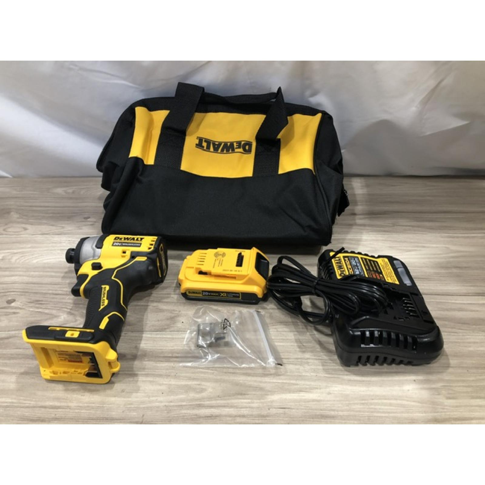 AS-IS DeWALT ATOMIC 20V MAX Cordless Compact Impact Driver Kit