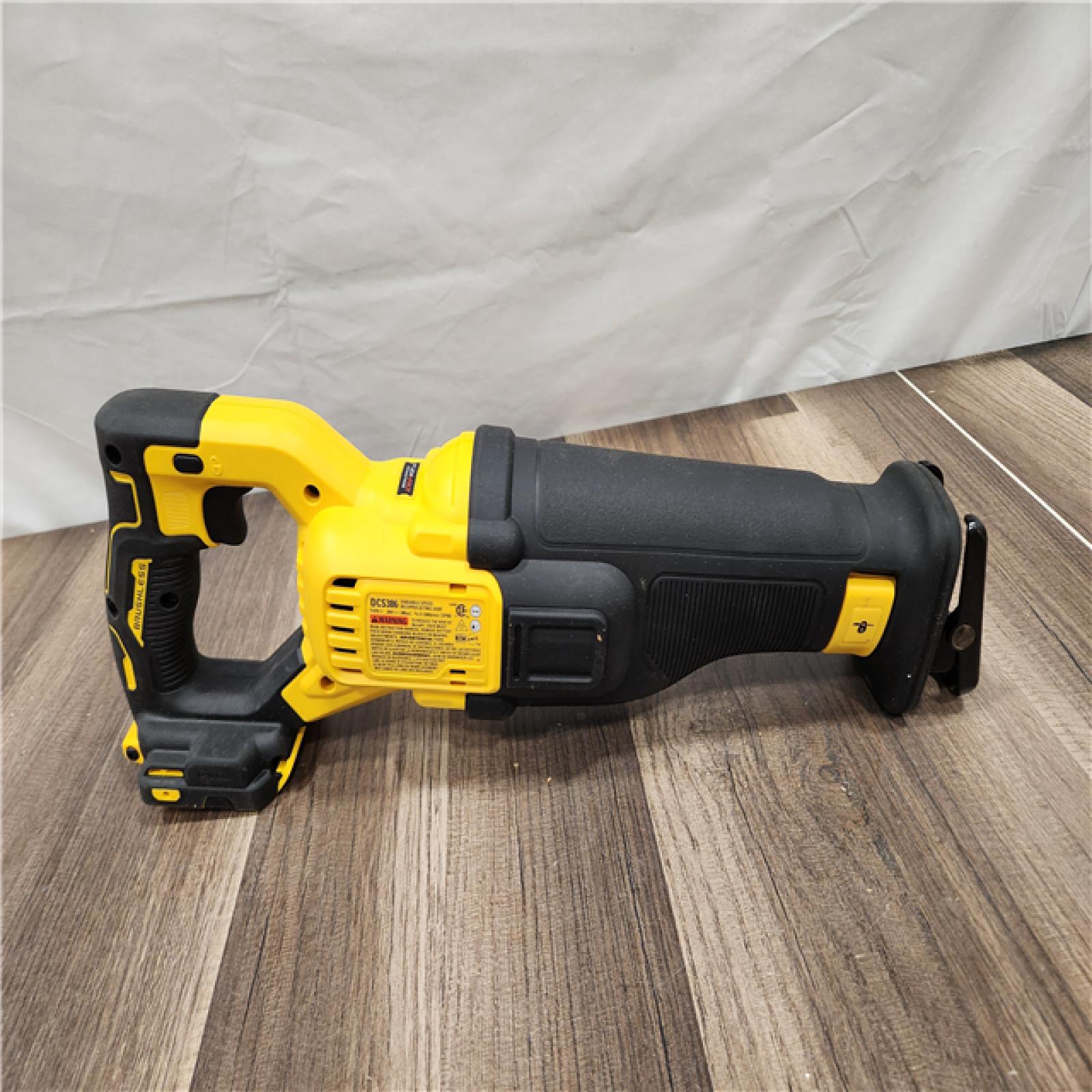 AS-IS DEWALT 20V MAX Lithium Ion Cordless Brushless Reciprocating Saw with FLEXVOLT ADVANTAGE (Tool Only)