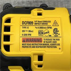 AS-IS DEWALT Atomic 20V Max Lithium-Ion Brushless Cordless Compact 1/4 in. Impact Driver Kit