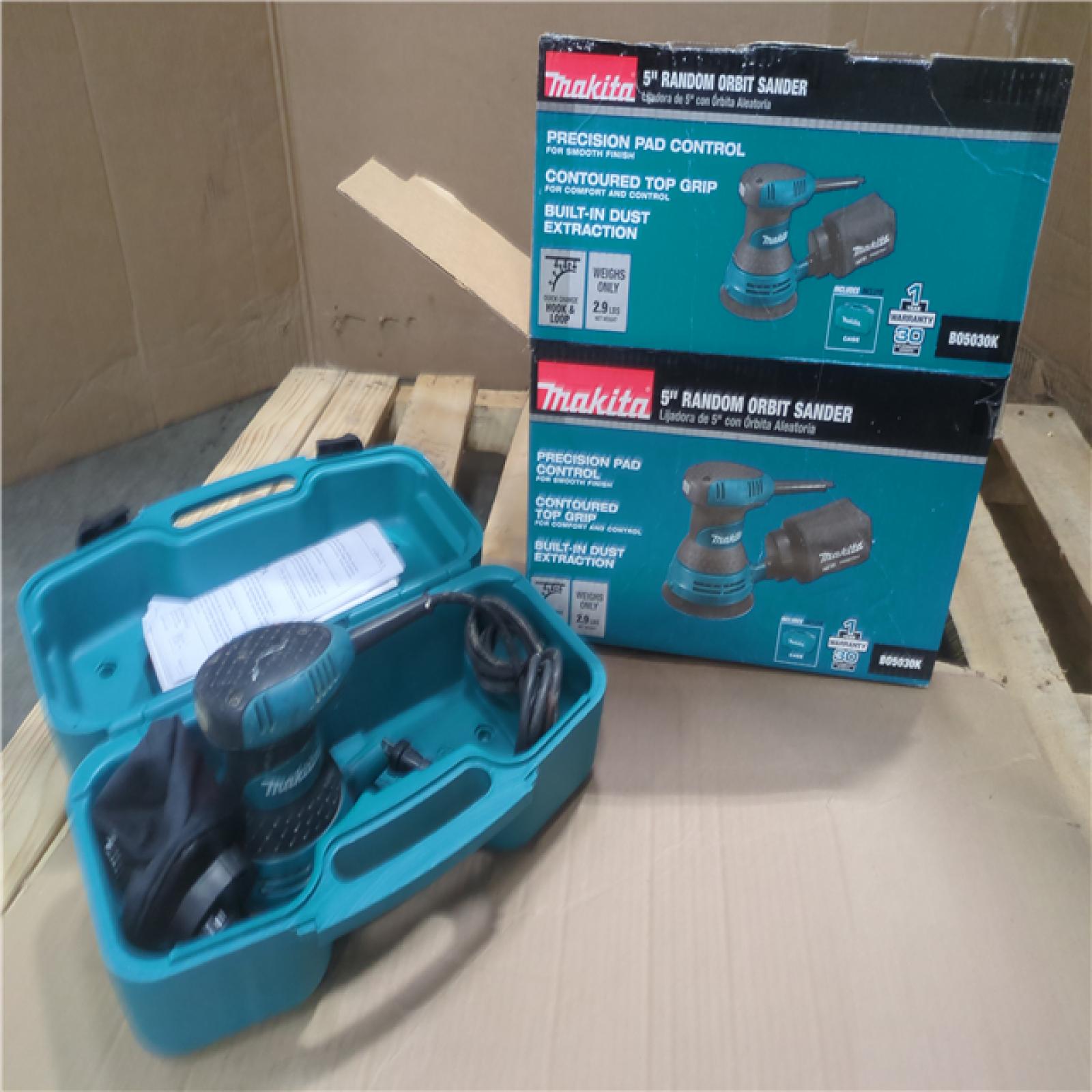CALIFORNIA AS-IS MAKITA 5 RANDOM ORBIT SANDER