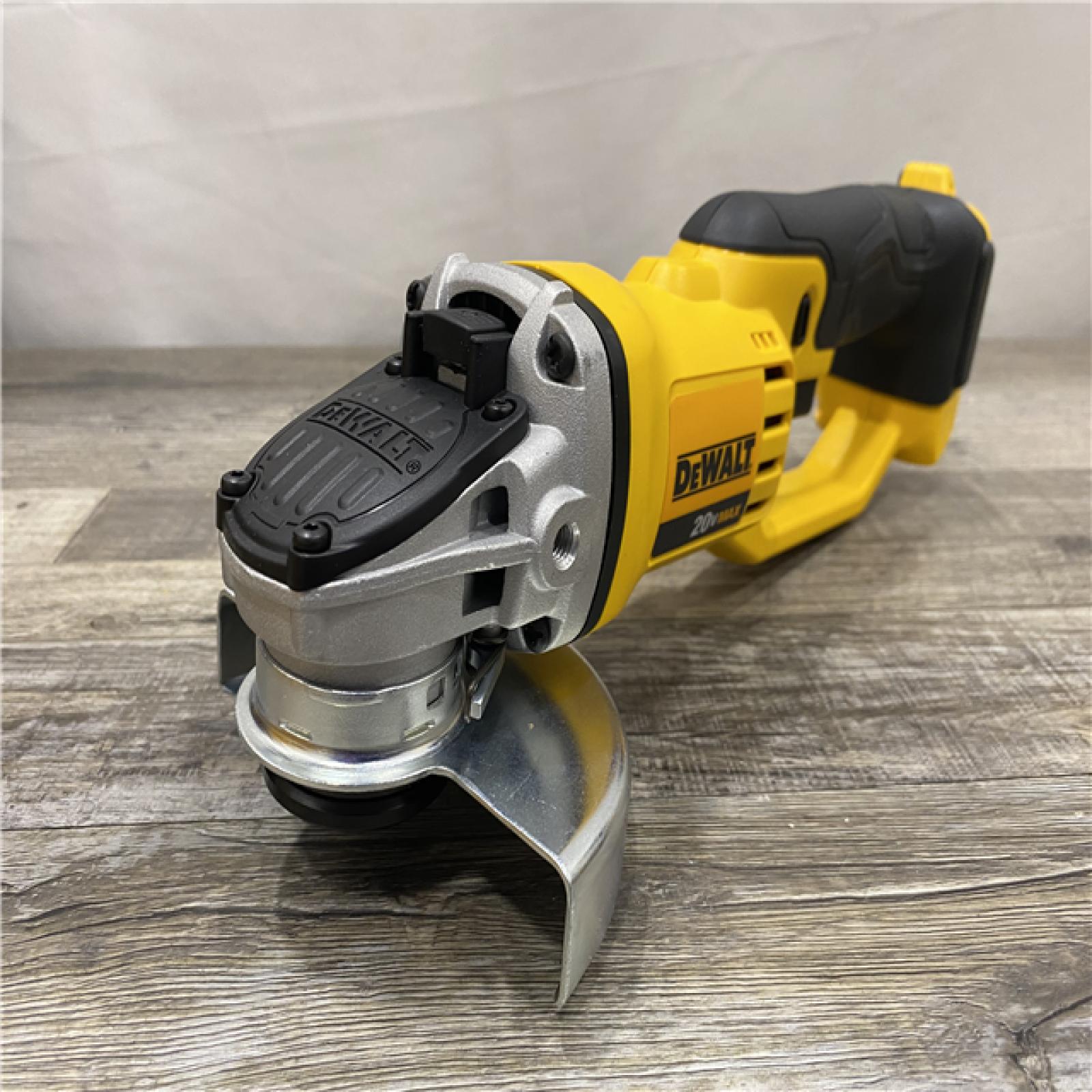 AS-IS DEWALT 20V MAX Cordless 4.5 in. - 5 in. Angle Grinder (Tool Only)