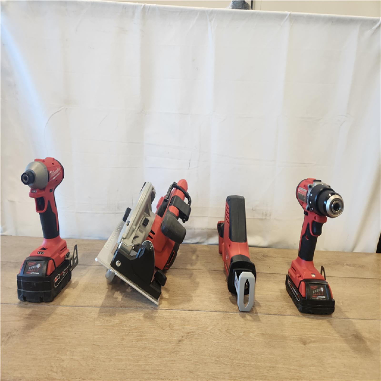 AS-IS- Milwaukee M18 4-Tool Combo Kit