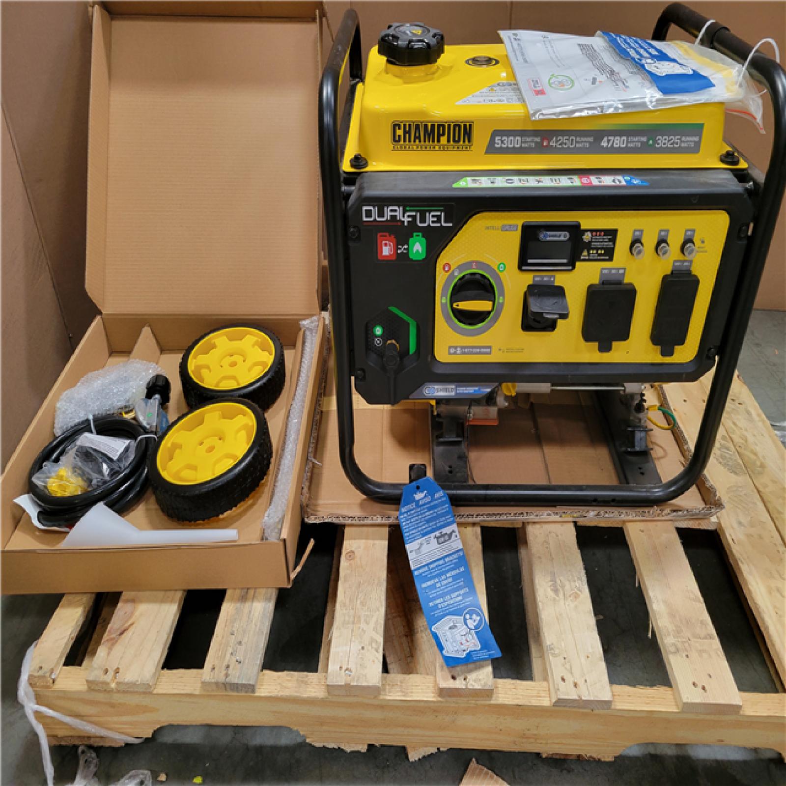 CALIFORNIA AS-IS CHAMPION PORTABLE GENERATOR