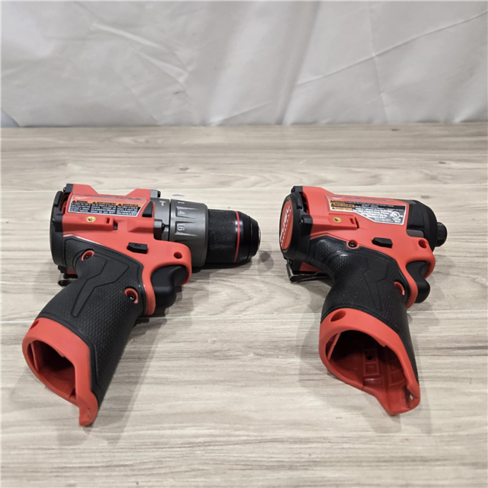 AS-IS Milwaukee 3497-22 12V Brushless Hammer Drill and Impact Driver Combo Kit