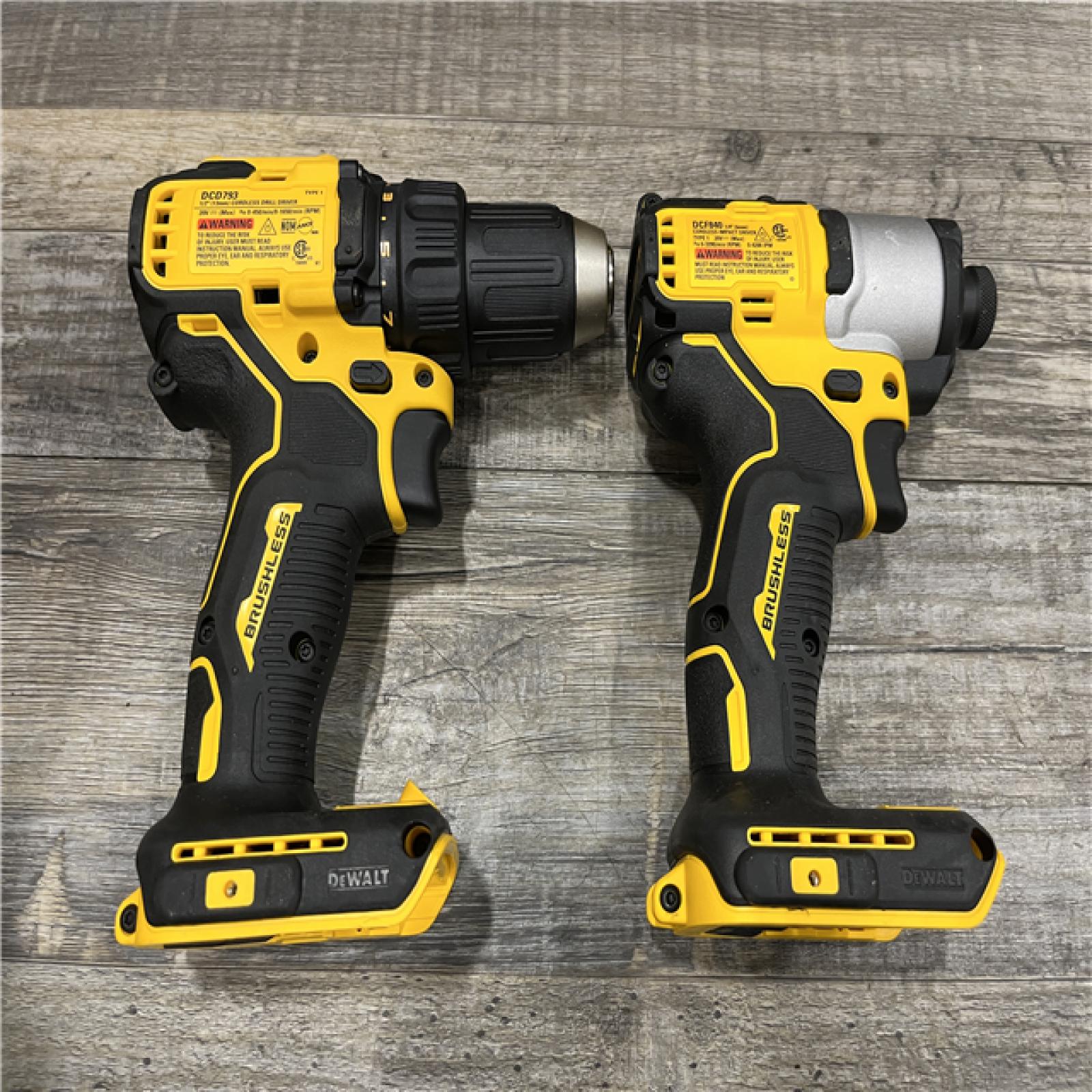 AS-IS DEWALT 20V MAX 2-Tool Hammer Drill and Impact Combo Kit