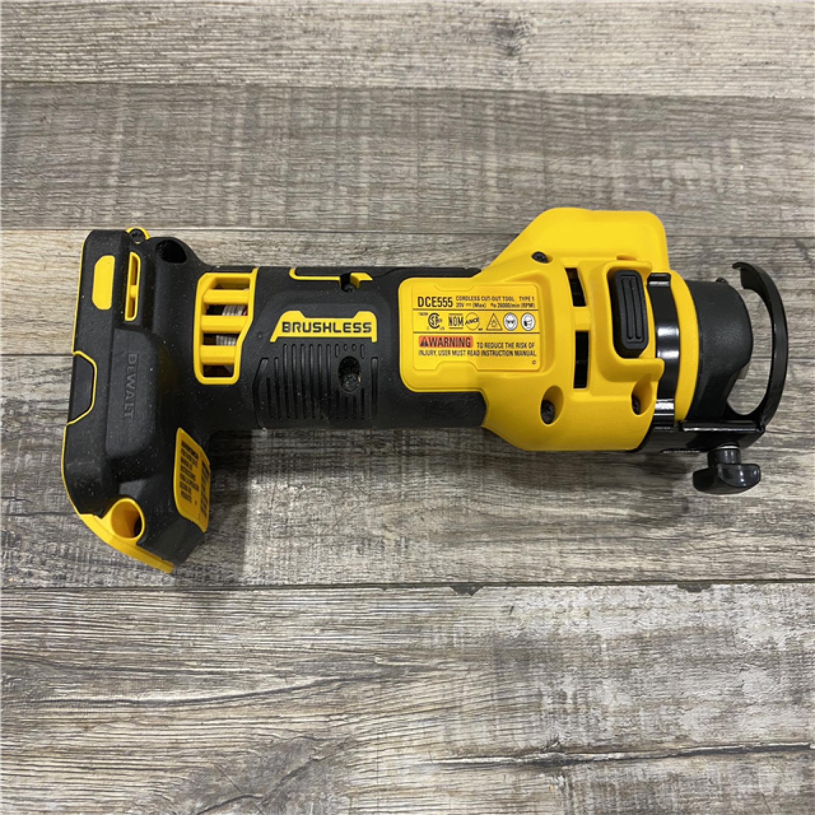 AS-IS DEWALT XR 20V Lithium-Ion Cordless Rotary Drywall Cut-Out Tool (Tool Only)
