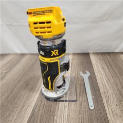 AS-IS DEWALT 20V MAX XR Cordless Brushless Fixed Base Compact Router (Tool Only)