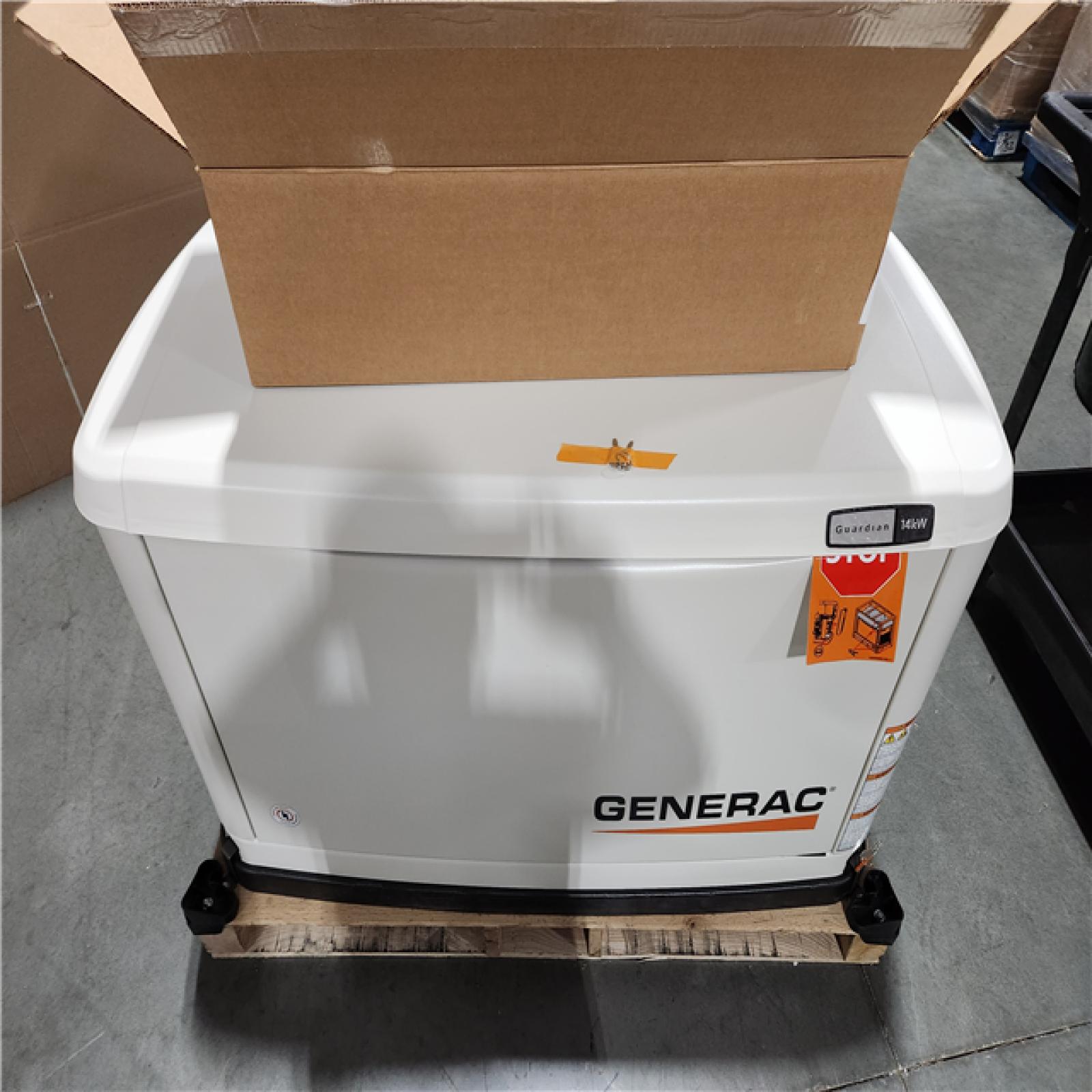 CALIFORNIA AS-IS Generac Guardian 14kW includes Automatic Transfer Switch: Appears in Excellent Condition