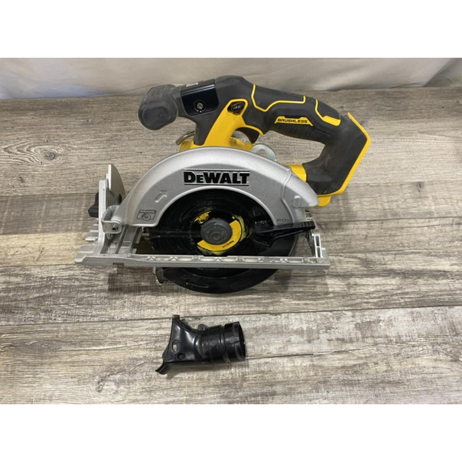 AS-IS DEWALT 20V MAX Cordless Brushless 6-1/2 in. Sidewinder Style Circular Saw (Tool Only)
