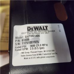 Phoenix NEW DEWALT 3600 PSI 2.5 GPM Cold Water Gas Professional Pressure Washer with HONDA GX200 Engine