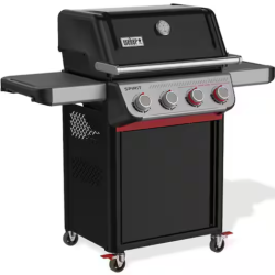 DALLAS LOCATION- AS-IS WEBER Spirit E-425C 4-Burner Propane Gas Grill in Black with Sear Zone