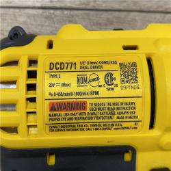 AS-IS DEWALT 20V MAX Cordless 1/2 in. Drill/Driver Kit
