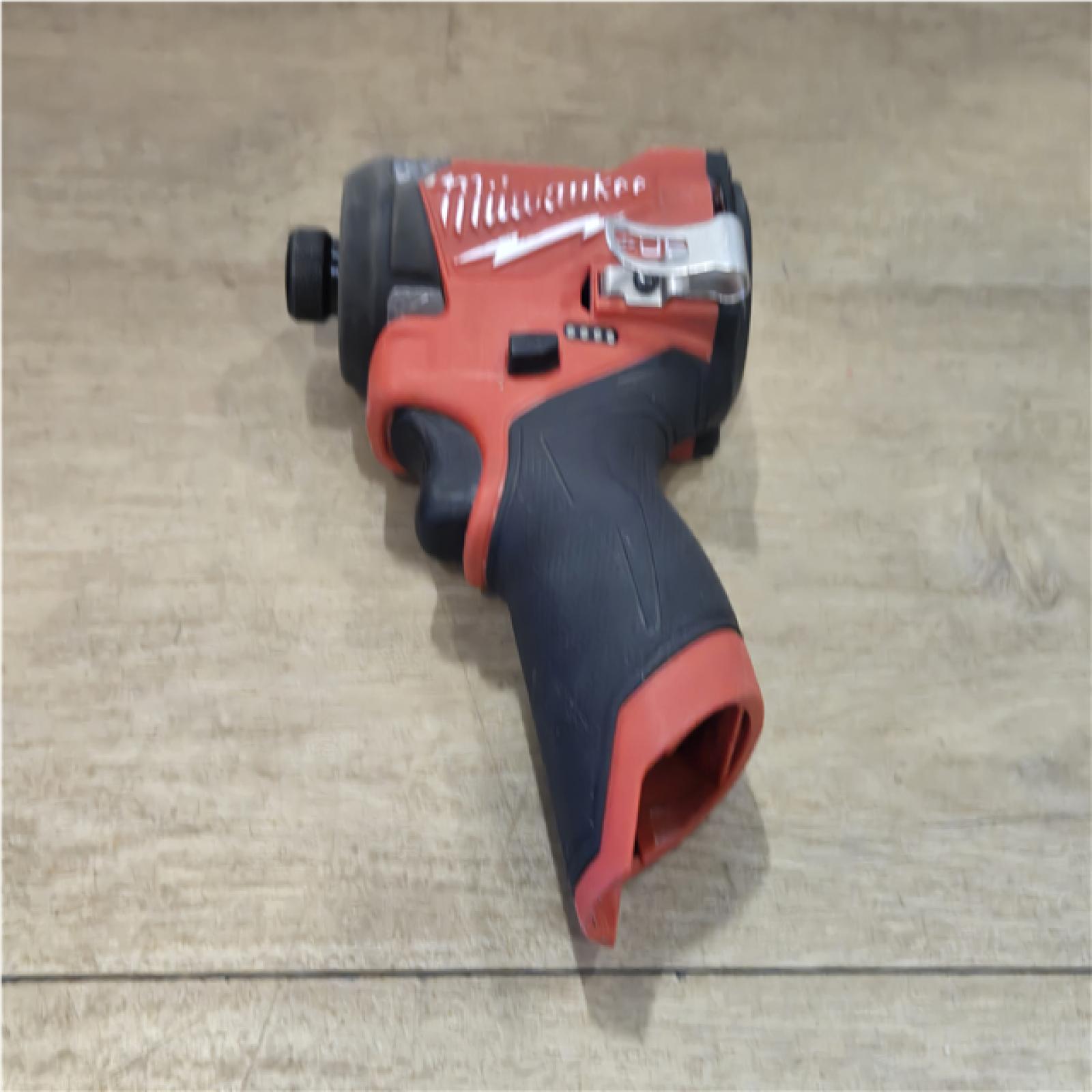 AS-IS Milwaukee FUEL 12V Lithium-Ion Brushless Cordless 1/4 in. Hex Impact Driver (Tool-Only)