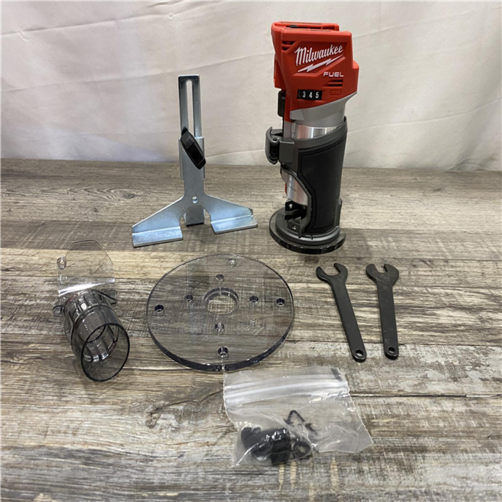 AS-IS Milwaukee  FUEL 18V Lithium-Ion Brushless Cordless Compact Router (Tool-Only)