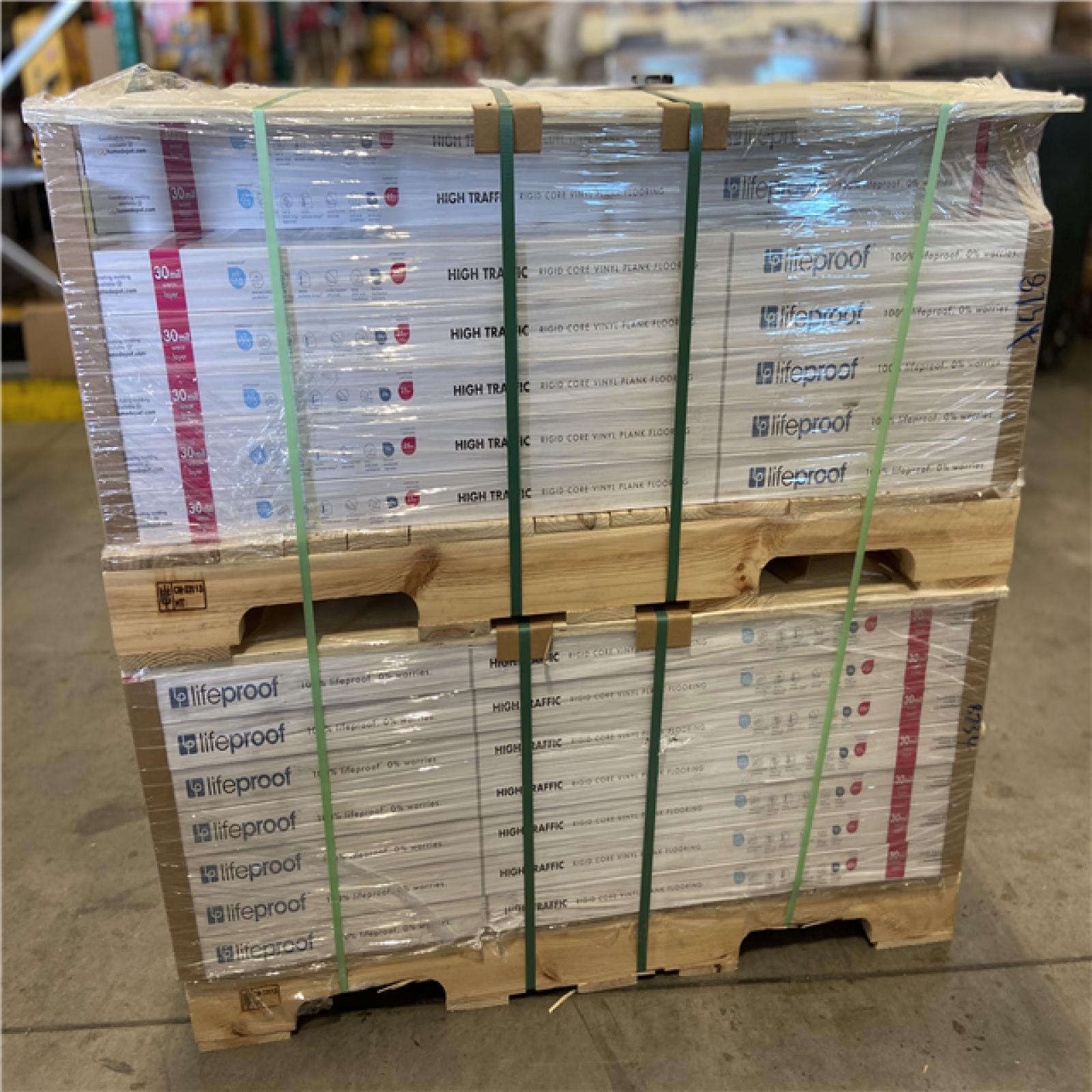 DALLAS LOCATION - Lifeproof Champagne Beach Wood 30 MIL x 8.7 in. W x 48 in. L Click Lock Waterproof Luxury Vinyl Plank Flooring (20.1 sqft/case)