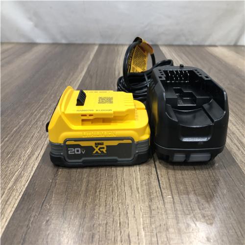 AS-IS DEWALT 20V MAX XR POWERSTACK Lithium-Ion Battery Starter Kit with 1.7Ah Battery and Charger