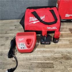 HOUSTON LOCATION - AS-IS Milwaukee FUEL 12-Volt Lithium-Ion Brushless Cordless Hammer Drill and Impact Driver Combo Kit