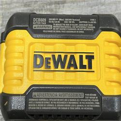 AS-IS DEWALT 20V/60V MAX FLEXVOLT Lithium-Ion 9.0Ah Battery and Charger Starter Kit