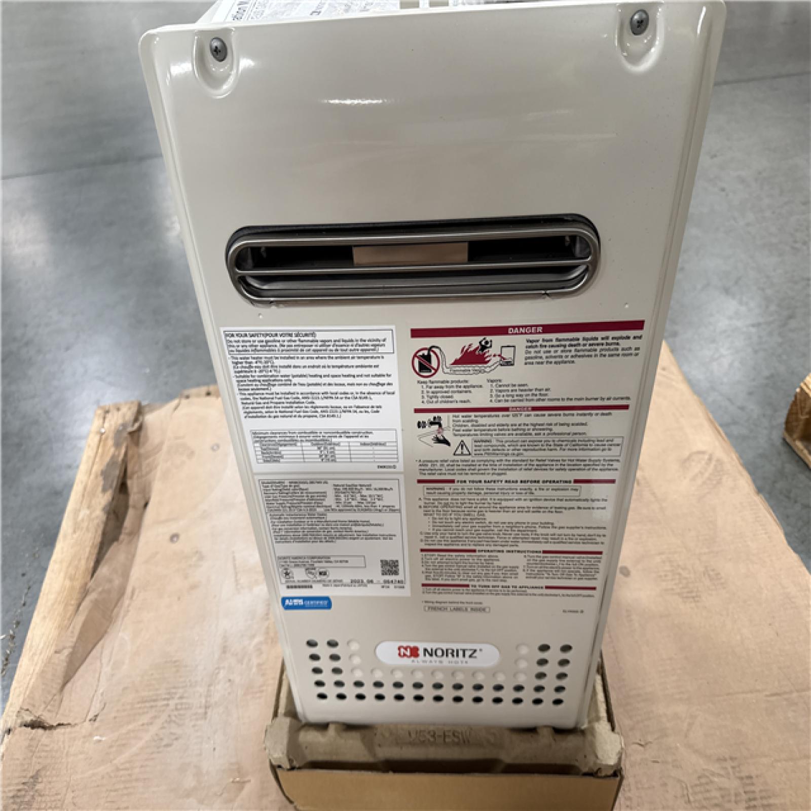 California NEW Noritz Tankless Gas Water Hester