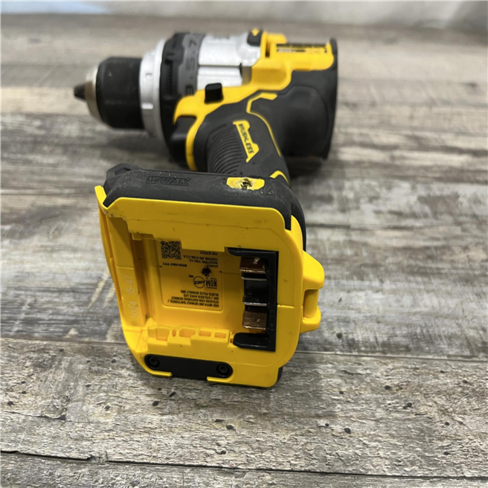 AS-IS DEWALT 20V MAX Brushless Cordless 1/2 3-Speed Hammer Drill (Tool-Only)